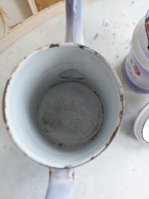 画像14: アンティークホーローパープルグラデーションポット