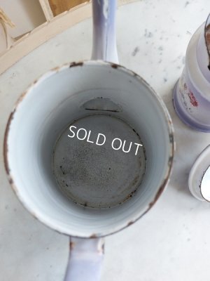 画像14: アンティークホーローパープルグラデーションポット