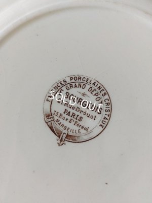 画像7: エミール・ブルジョワ花とレース柄プレート