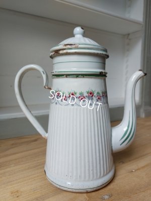 画像6: BB白ローズガーランド柄コーヒーポット