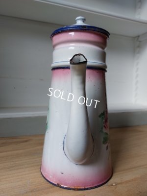 画像2: Japyピンクローズとパンジー柄コーヒーポット　