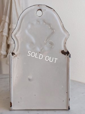 画像8: アンティークホーローローズ柄セル缶