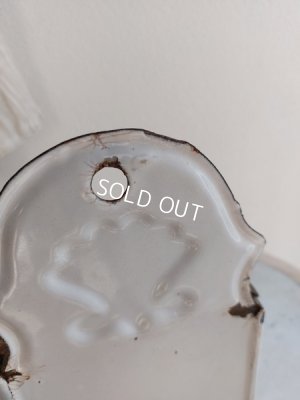 画像9: アンティークホーローローズ柄セル缶