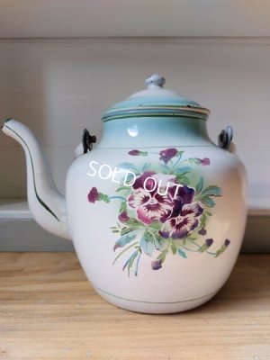 画像2: Japyダブルパンジー柄ケトル