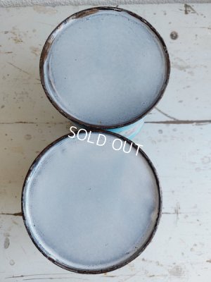 画像13: アンティークホーロー花柄キャニスターセット