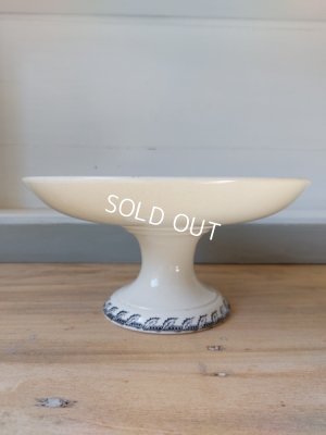 画像7: K&Grリュネヴィル窯Rイニシャルコンポート皿