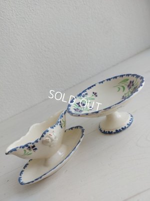 画像12: おままごと花柄ソーシエとコンポート皿セット