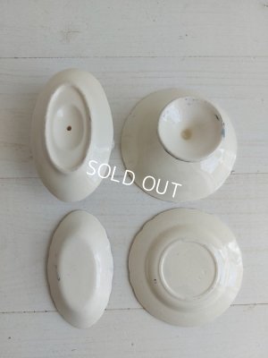 画像3: おままごと花柄ソーシエとコンポート皿セット