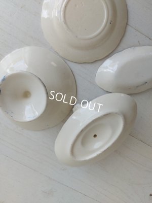 画像4: おままごと花柄ソーシエとコンポート皿セット