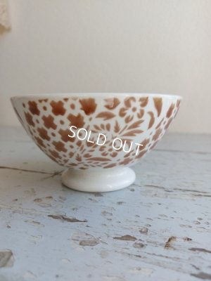 画像5: アンティーク幾何学模様カフェオレボウル