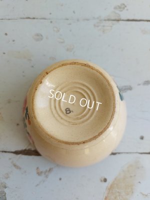 画像7: アンティーク手描きローズ柄ボウル