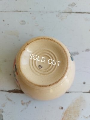 画像8: アンティーク手描きローズ柄ボウル