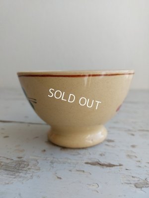 画像12: アンティーク手描きローズ柄ボウル