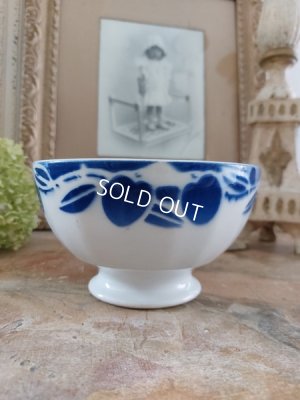 画像9: アンティークさくらんぼ柄カフェオレボウル