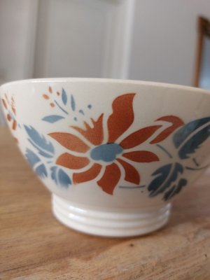 画像2: ディゴワンサルグミンヌ花柄カフェオレボウル