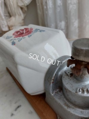 画像4: アンティークローズ柄コーヒーグラインダー