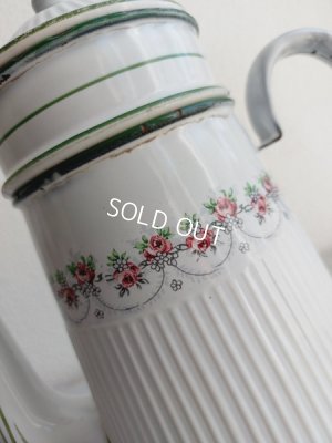 画像2: BBホワイトローズガーランドコーヒーポット