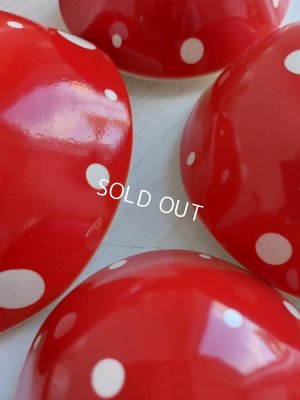 画像6: 陶器製きのこキャニスター4P