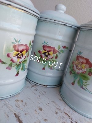 画像6: Japyパンジー柄キャニスター