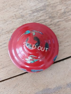 画像5: エトワール社赤すみれ柄ポット