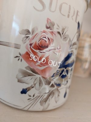 画像2: Japyローズ柄キャニスター