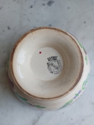 画像14: アンティークサルグミンヌ文字入りカフェオレボウル