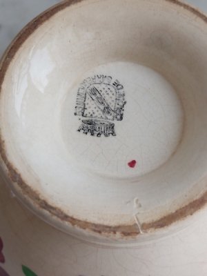 画像13: アンティークサルグミンヌ文字入りカフェオレボウル