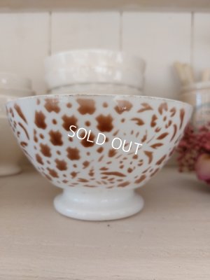 画像4: アンティーク幾何学模様カフェオレボウル