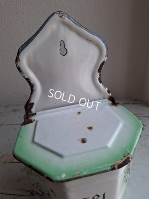 画像5: Japy六角形ライトグリーングラデーションビオラ柄セル缶