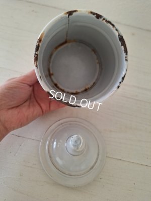 画像12: アンティークエトワール社花柄キャニスター