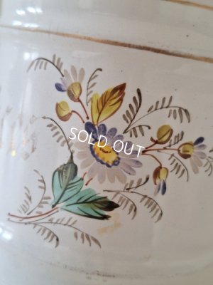 画像2: アンティークエトワール社花柄キャニスター