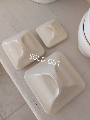 画像10: バドンヴィレ花柄陶器キャニスター