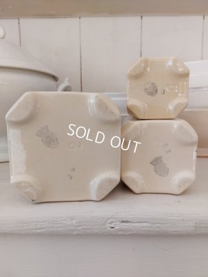 画像15: バドンヴィレ花柄陶器キャニスター