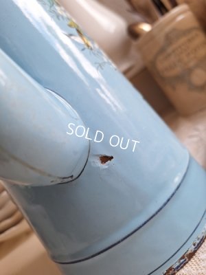 画像16: アンティークホーロー手描きコーヒーポット