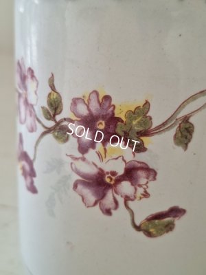 画像3: BF社すみれ柄ホーローキャニスター