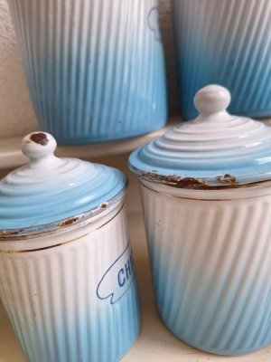 画像19: BFブルーグラデーションホーローキャニスター