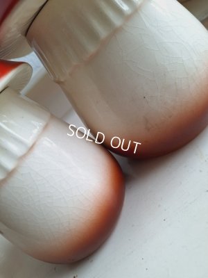 画像11: 陶器製のきのこキャニスター