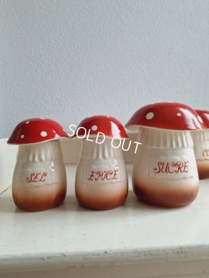 画像2: 陶器製のきのこキャニスター