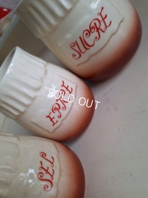 画像22: 陶器製のきのこキャニスター