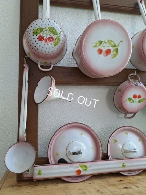 画像37: ピンクグラデーションホーローウエディングセット