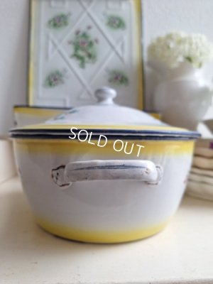 画像6: Japyイエローぼかし勿ローズとパンジー柄チュリーン　