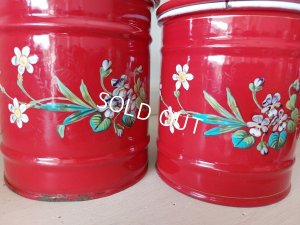 画像4: エトワール社すみれ柄キャニスター