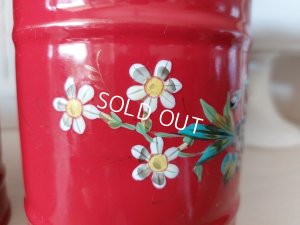 画像5: エトワール社すみれ柄キャニスター