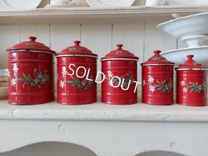 画像6: エトワール社すみれ柄キャニスター