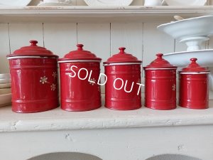 画像7: エトワール社すみれ柄キャニスター