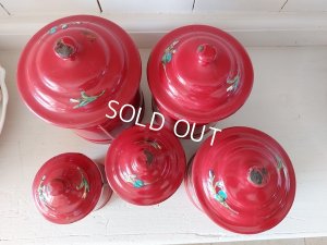 画像10: エトワール社すみれ柄キャニスター