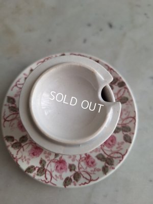 画像6: ジアンローズ柄マスタードポットとお塩入れ