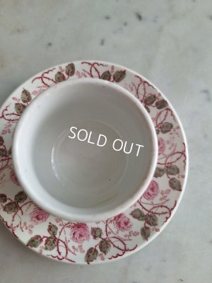 画像7: ジアンローズ柄マスタードポットとお塩入れ