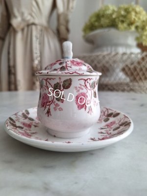 画像11: ジアンローズ柄マスタードポットとお塩入れ