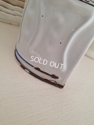 画像14: アンティークホーロー手描きフラワー缶